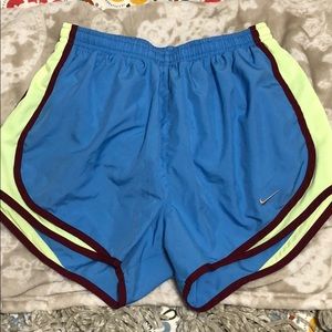 Blue Nike Dri-Fit shorts